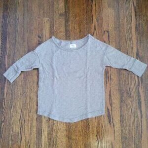 Aerie Vintage 3/4 Sleeve Distressed Lightweight Sweater Women's Size S